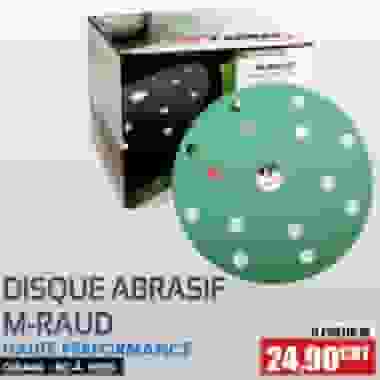 Disques abrasifs support film velcro M-RAUD