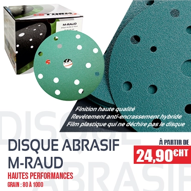 Disques abrasifs support film velcro M-RAUD