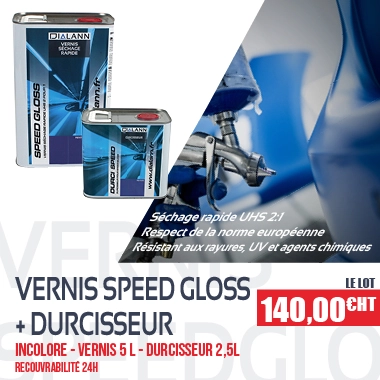 Vernis SPEED GLOSS + durcisseur