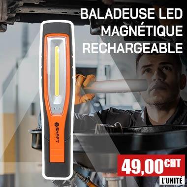 Baladeuse LED magnétique rechargeable