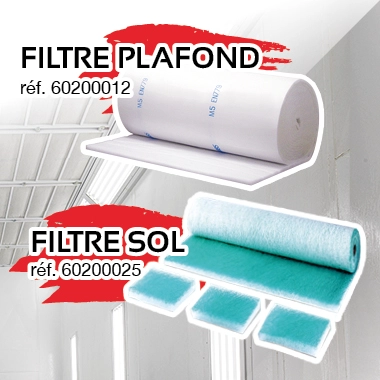 Filtres plafond & sol