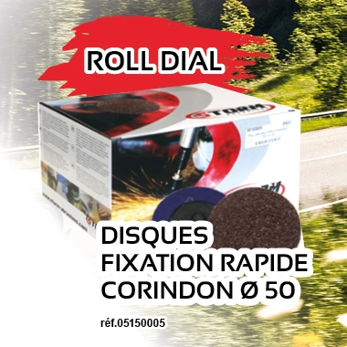 Disques fixation rapide ROLL DIAL - Corindon